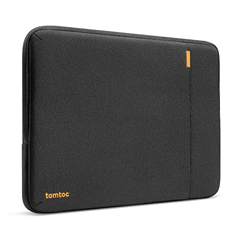 tomtoc 360° Tasche Schutzhülle für 13 Zoll iPad Air M3/M2 2025-2024, 13 Zoll iPad Pro M4 2024 OLED, 12,9" iPad Pro 6/5/4/3, Wasserabweisend Tablet Sleeve mit Zubehörfach, Passt Magic/Smart Keyboard von tomtoc