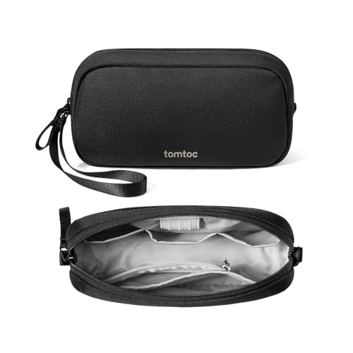 tomtoc Kabeltasche, Elektronik Tech Zubehör Organizer Cable Organizer Bag für MacBook Adapter, Maus, Kabel, Hub, Power Bank, USB Stick, Netzteil, Ladegerät, Festplatte, Reise Accessoires Pouch von tomtoc