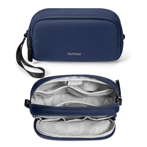 tomtoc Kabeltasche, Elektronik Tech Zubehör Organizer Cable Organizer Bag für MacBook Adapter, Maus, Kabel, Hub, Power Bank, USB Stick, Netzteil, Ladegerät, Festplatte, Reise Accessoires Pouch von tomtoc