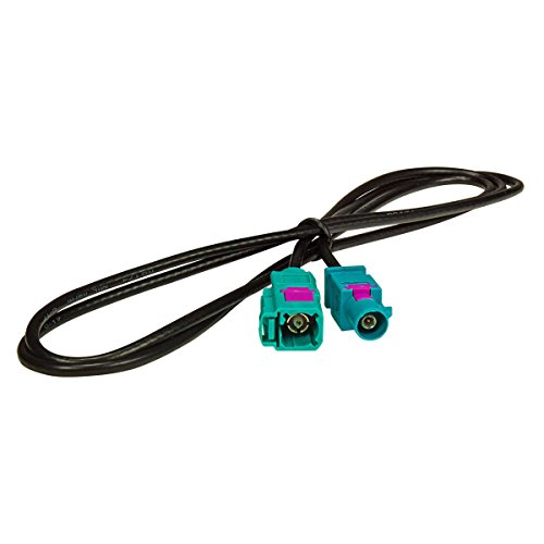 tomzz Audio 1600-010 Fakra Antennen-Verlängerung 1m 100cm Fakra (M) Stecker auf Fakra (F) Buchse Kabel RG174 Typ Z codiert von tomzz Audio