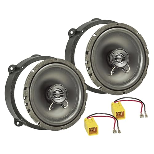 tomzz Audio 4002-002 TA16.5-Pro Lautsprecher Einbau-Set kompatibel mit Alfa Romeo 147 159 Spider Brera FIAT Croma 165mm Koaxial System tomzz Audio 4002-002 TA16.5-Pro Lautsprecher Einbau-Set kompatibel mit Alfa Romeo 147 159 Spider Brera FIAT Croma 165mm Koaxial System von tomzz Audio