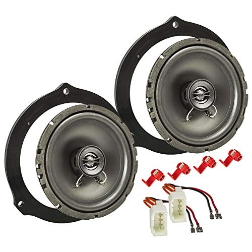 tomzz Audio 4015-004 TA16.5-Pro Lautsprecher Einbau-Set kompatibel mit Ford Focus C-Max S-Max Mondeo Kuga 165mm Koaxial System tomzz Audio 4015-004 TA16.5-Pro Lautsprecher Einbau-Set kompatibel mit Ford Focus C-Max S-Max Mondeo Kuga 165mm Koaxial System von tomzz Audio