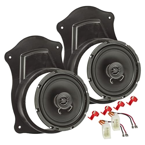 tomzz Audio 4015-013 Lautsprecher Einbau-Set kompatibel mit Ford Transit Custom 2012 Transit Connect 2013 Tür vorne 165mm Koaxial System TA16.5-Pro von tomzz Audio