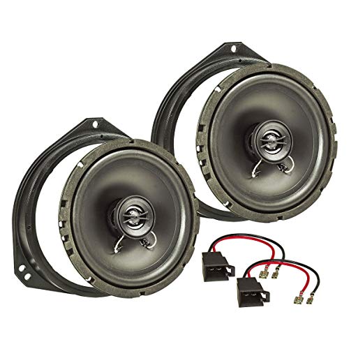tomzz Audio 4039-000 TA16.5-Pro Lautsprecher Einbau-Set kompatibel mit Opel Corsa B C Tigra Vivaro Renault Traffic 165mm Koaxial System von tomzz Audio