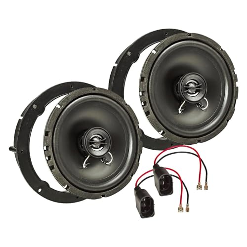 tomzz Audio 4057-011 Lautsprecher Einbau-Set kompatibel mit VW Golf 6 Touran New Beetle EOS 165mm Koaxial System TA16.5-Pro von tomzz Audio