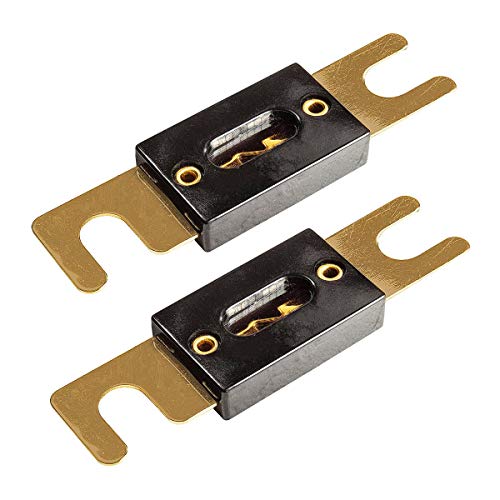 tomzz Audio 5800-018 ANL Sicherung 60A vergoldete Kontakte 2 Stück für KFZ Car HiFi Auto Endstufen Sicherungshalter von tomzz Audio