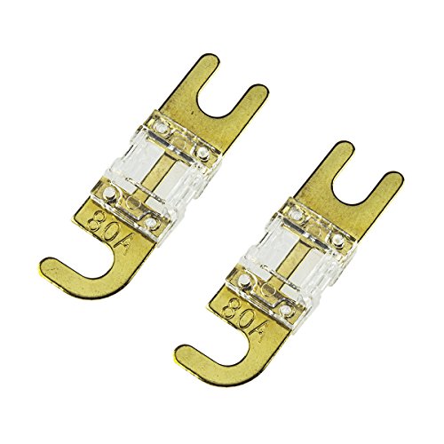 tomzz Audio 5800-058 Mini ANL Sicherung 80A 2 Stück mit vergoldeten Kontakten tomzz Audio 5800-058 Mini ANL Sicherung 80A 2 Stück mit vergoldeten Kontakten von tomzz Audio