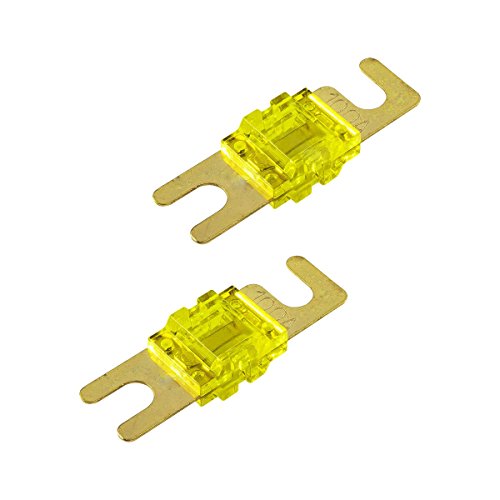tomzz Audio 5800-064 Mini ANL Sicherung 100A 2 Stück mit vergoldeten Kontakten tomzz Audio 5800-064 Mini ANL Sicherung 100A 2 Stück mit vergoldeten Kontakten von tomzz Audio