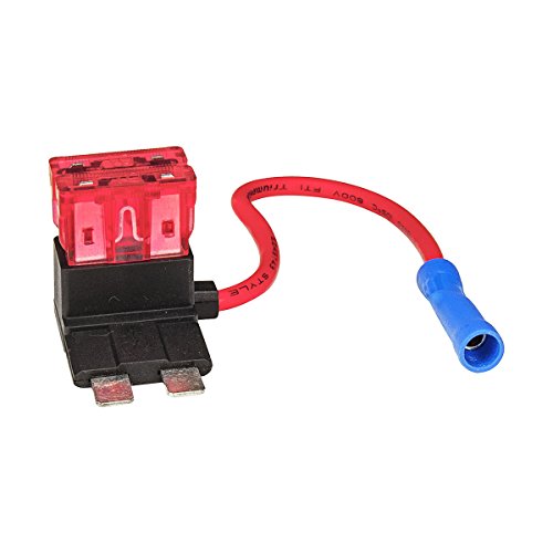 tomzz Audio 5800-069 Sicherungshalter Stromdieb DIN Stecksicherung mit 2 Sicherungen 10A mit Abgriff für Zusatzgerät von tomzz Audio