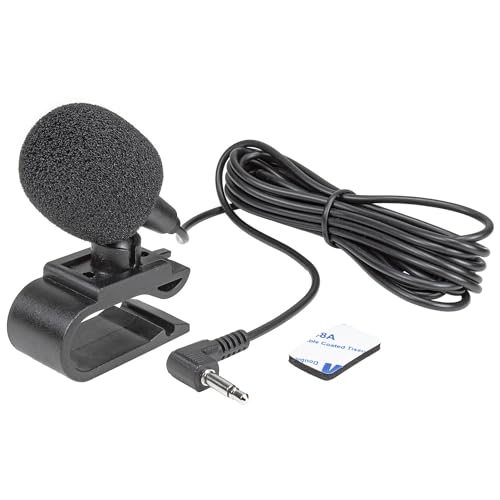 tomzz Audio 5800-151 Mikrofon mit 3,5mm Klinkenstecker kompatibel mit Alpine Pioneer Clarion Kenwood JVC Sony Tom Tom von tomzz Audio