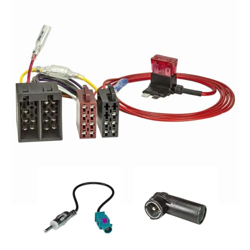 tomzz Audio 7015-007 Radio Anschluss Montage Set kompatibel mit Ford KA RU8 ab 2009-2017 auf ISO Norm einfacher Zündplusabgriff über Sicherung für Fahrzeuge mit Can-Bus von tomzz Audio