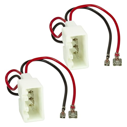tomzz Audio 7104-001-2 Lautsprecheradapter (2er Set) auf DIN kompatibel mit BMW 1er 3er 5er X1 X3 X5 X6 für Basslautsprecher von tomzz Audio