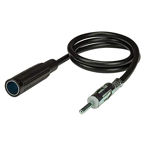 tomzz Audio Autoradio Antennen Verlängerung KFZ Auto FM UKW Kabel DIN Stecker auf DIN Buchse Kupplung Antennenkabel (Kompakt, 0,5m) von tomzz Audio