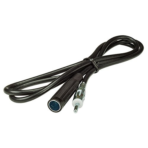 tomzz Audio Autoradio Antennen Verlängerung KFZ Auto FM UKW Kabel DIN Stecker auf DIN Buchse Kupplung Antennenkabel (Kompakt, 1,0m) von tomzz Audio