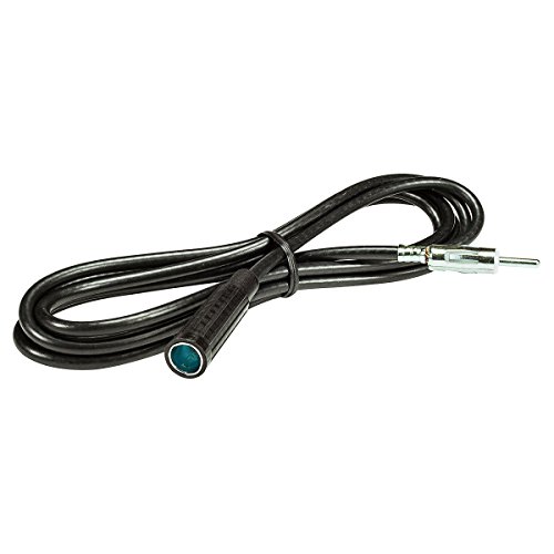 tomzz Audio 1600-002 KFZ Antennen Verlängerung Kabel 2m DIN Stecker auf DIN Buchse Kupplung Antennenkabel von tomzz Audio