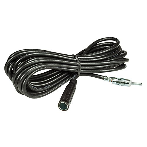 tomzz Audio Autoradio Antennen Verlängerung KFZ Auto FM UKW Kabel DIN Stecker auf DIN Buchse Kupplung Antennenkabel (Kompakt, 4,5m) von tomzz Audio