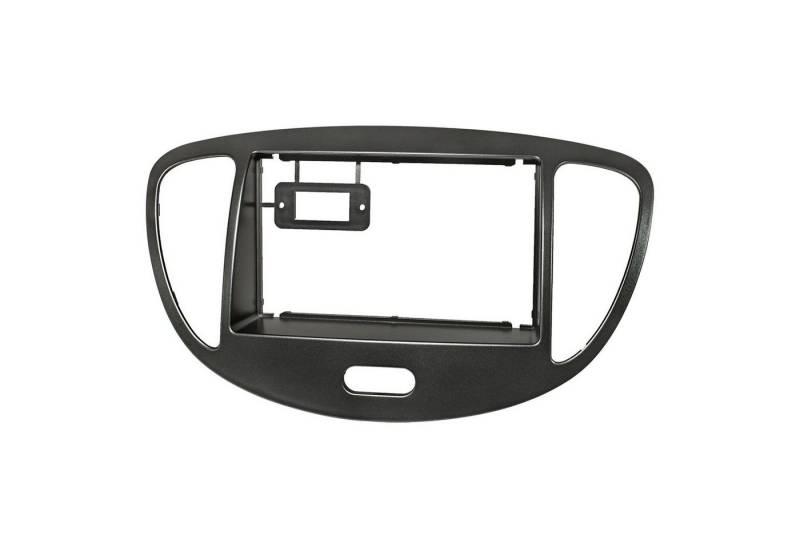 tomzz Audio Doppel DIN 1DIN Radioblende passt für Hyundai i10 2008-2013 dunkelsilb Autoradio von tomzz Audio