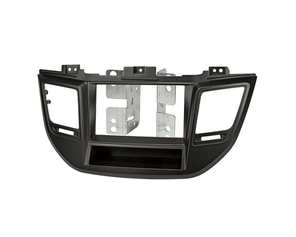 tomzz Audio Doppel DIN HQ Radioblende mit Ablagefach passt für Hyundai Tucson ab B Autoradio tomzz Audio Doppel DIN HQ Radioblende mit Ablagefach passt für Hyundai Tucson ab B Autoradio von tomzz Audio