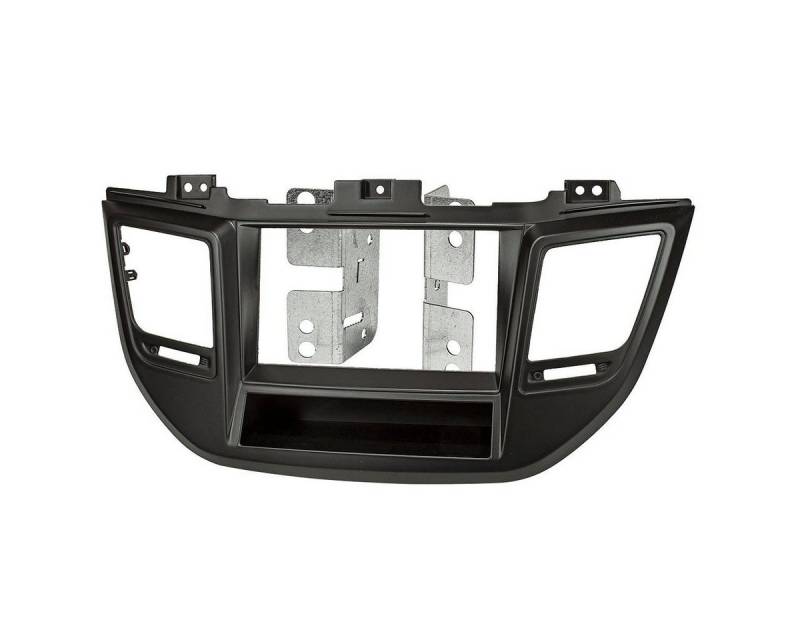 tomzz Audio Doppel DIN HQ Radioblende mit Ablagefach passt für Hyundai Tucson ab B Autoradio von tomzz Audio