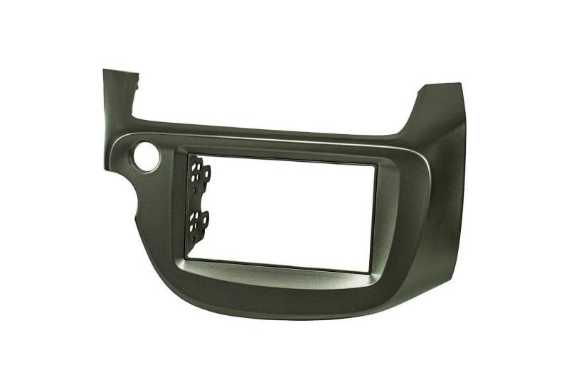tomzz Audio Doppel DIN Radioblende passt für Honda Jazz Fit 2008- 2013 dunkelsilbe Autoradio von tomzz Audio