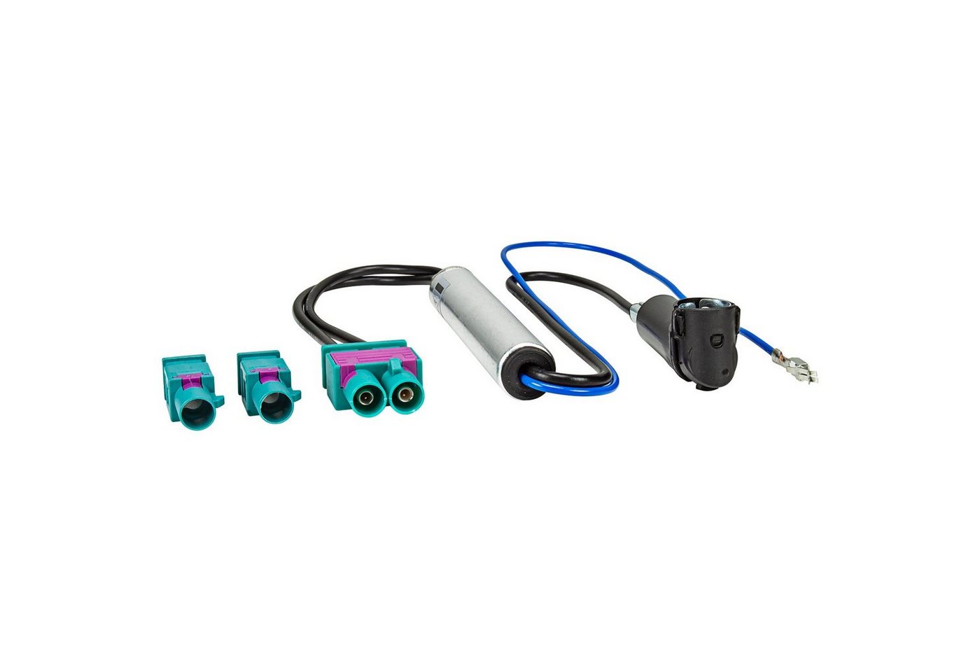 tomzz Audio Doppel Fakra Antennenadapter mit Phantomeinspeisung passt für Audi Sea KFZ Adapter tomzz Audio Doppel Fakra Antennenadapter mit Phantomeinspeisung passt für Audi Sea KFZ Adapter von tomzz Audio
