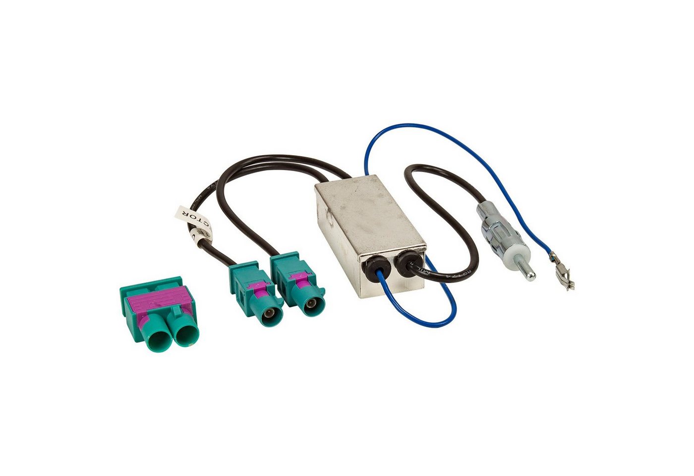 tomzz Audio Doppel Fakra Diversity Antennenadapter mit Phantomeinspeisung passt fü KFZ Adapter tomzz Audio Doppel Fakra Diversity Antennenadapter mit Phantomeinspeisung passt fü KFZ Adapter von tomzz Audio