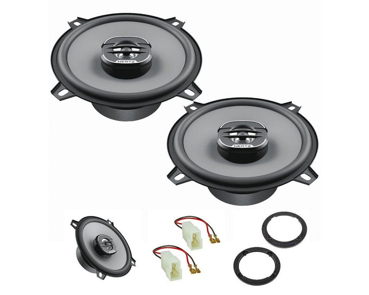 tomzz Audio Hertz X 130 Satz passt für Mazda MX5 Suzuki Baleno Vitara 130mm Koax Auto-Lautsprecher von tomzz Audio