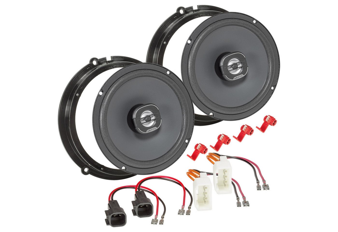 tomzz Audio Hertz X 165 Satz passt für Ford Fiesta B-Max C-Max Focus Mondeo 165mm Auto-Lautsprecher von tomzz Audio