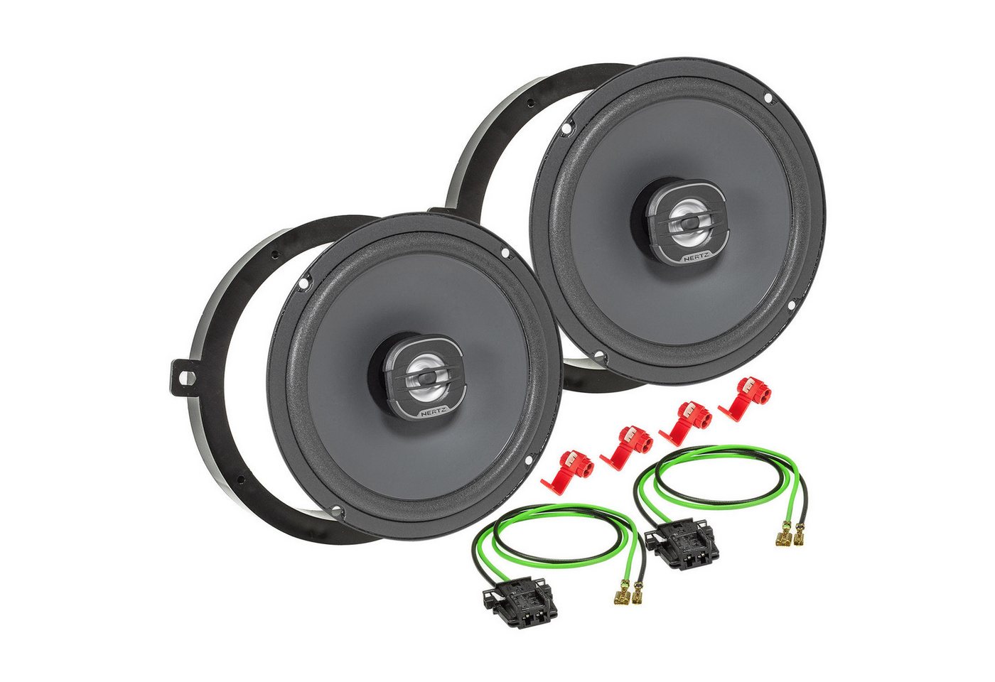 tomzz Audio Hertz X 165 Satz passt für Mercedes C-Klasse (W202) ab 1993-2000 165mm Auto-Lautsprecher von tomzz Audio