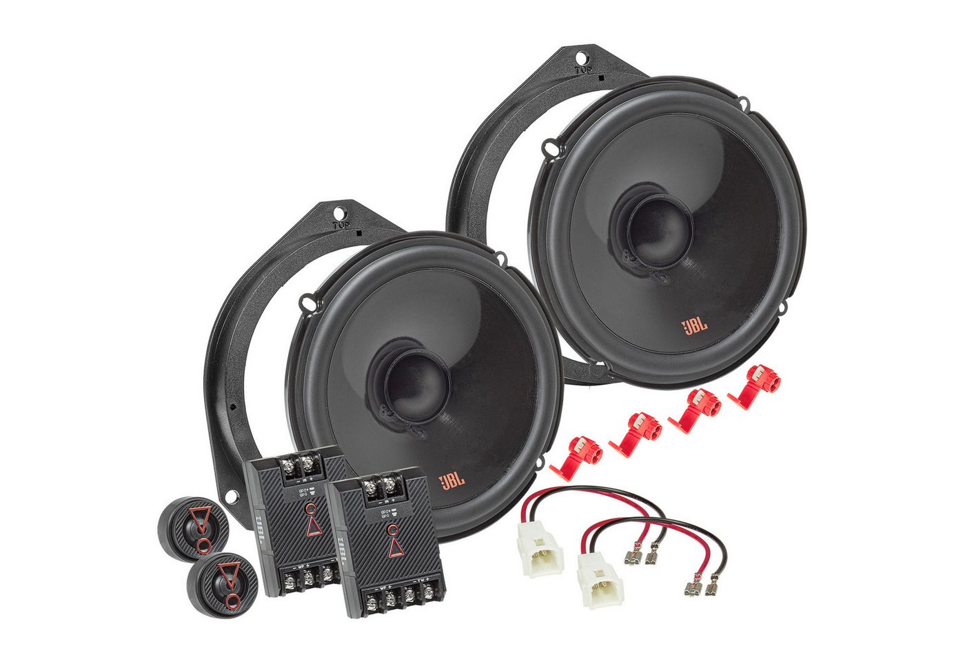tomzz Audio JBL Stage3 607CF Set passt für Fiat 500 Grande Punto Panda 165mm Compo Auto-Lautsprecher tomzz Audio JBL Stage3 607CF Set passt für Fiat 500 Grande Punto Panda 165mm Compo Auto-Lautsprecher von tomzz Audio
