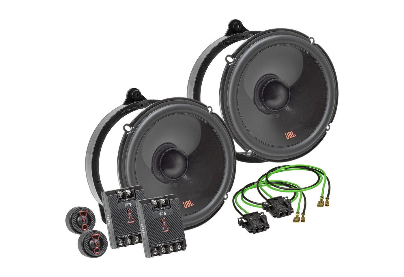tomzz Audio JBL Stage3 607CF Set passt für Mercedes CLK (W208) 1997-2002 Compo Auto-Lautsprecher von tomzz Audio