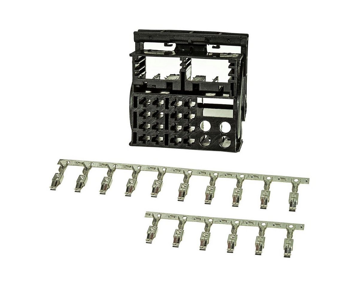 tomzz Audio Quadlock Stecker Gehäuse Montage Set inclusive 16 Kontakte für Autorad KFZ Adapter tomzz Audio Quadlock Stecker Gehäuse Montage Set inclusive 16 Kontakte für Autorad KFZ Adapter von tomzz Audio
