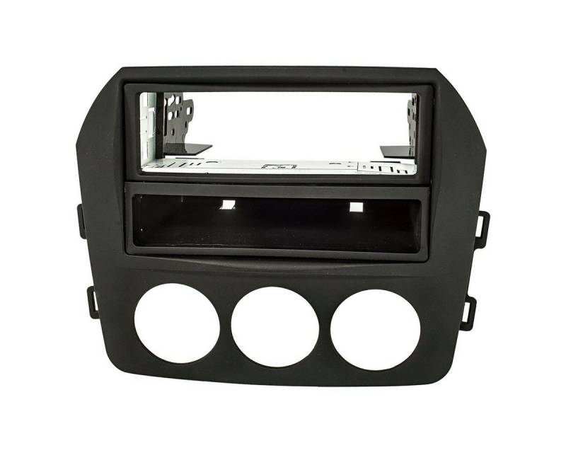 tomzz Audio Radioblende Käfig passt für Mazda MX-5 NC Facelift ab 2009 schwarz Autoradio von tomzz Audio