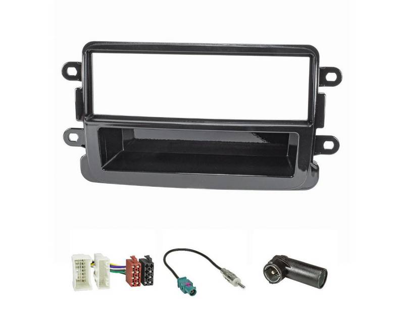 tomzz Audio Radioblende Set passt für Dacia Lodgy Dokker Duster Sandero ab Bj.2012 Autoradio von tomzz Audio