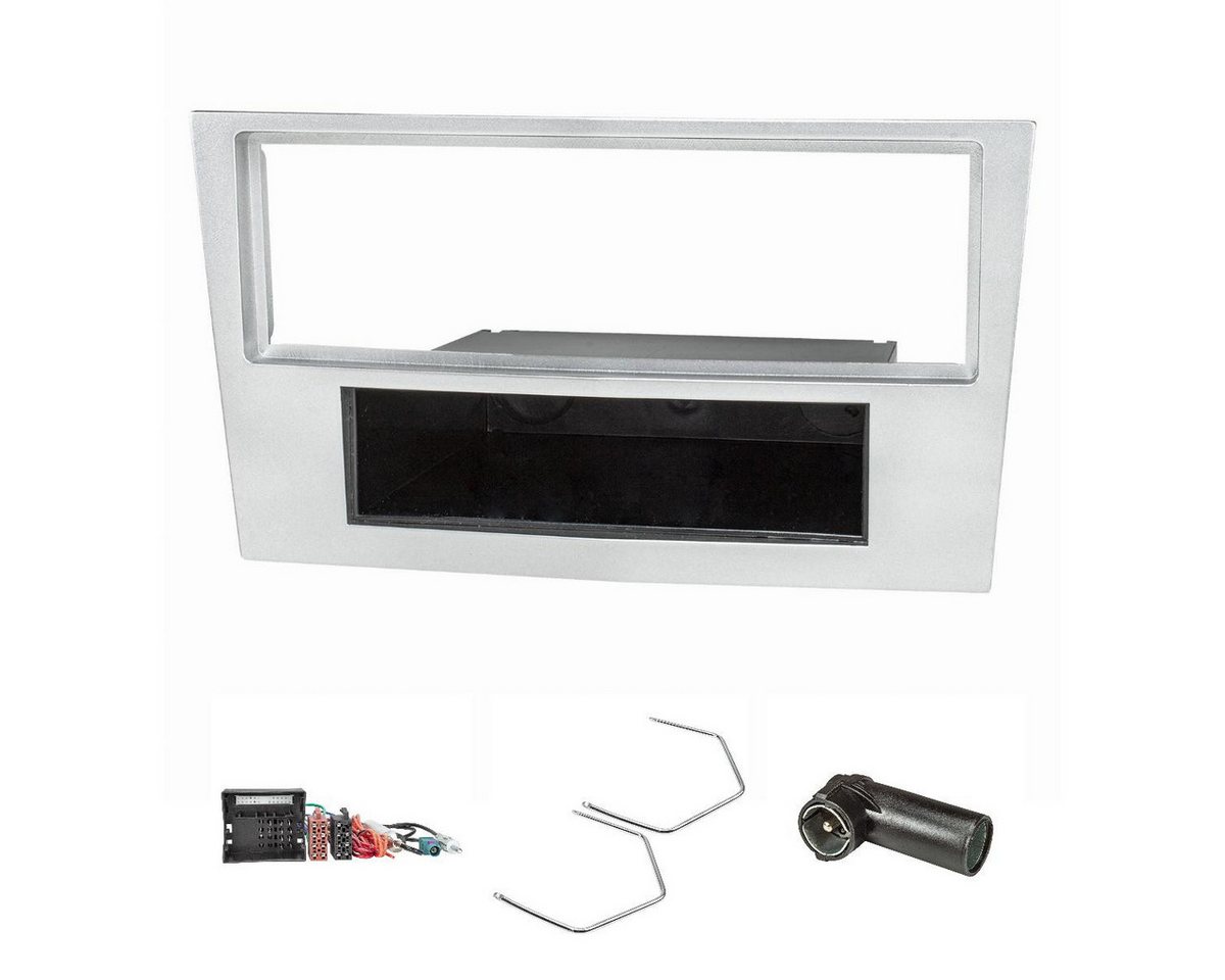 tomzz Audio Radioblende Set passt für Opel Corsa D Astra H Zafira B matt-chrom mit Autoradio tomzz Audio Radioblende Set passt für Opel Corsa D Astra H Zafira B matt-chrom mit Autoradio von tomzz Audio