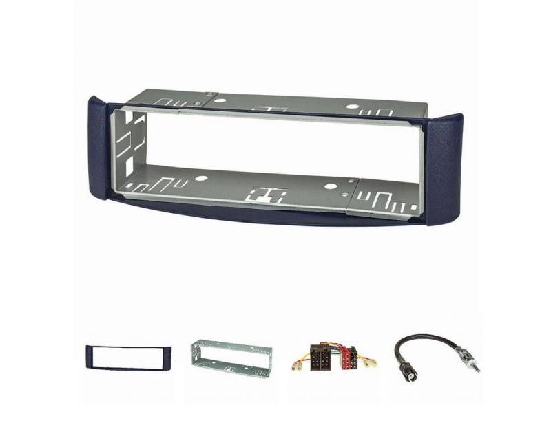 tomzz Audio Radioblende Set passt für Smart fortwo (450) Bj.1998-2007 blau mit Käf Autoradio von tomzz Audio