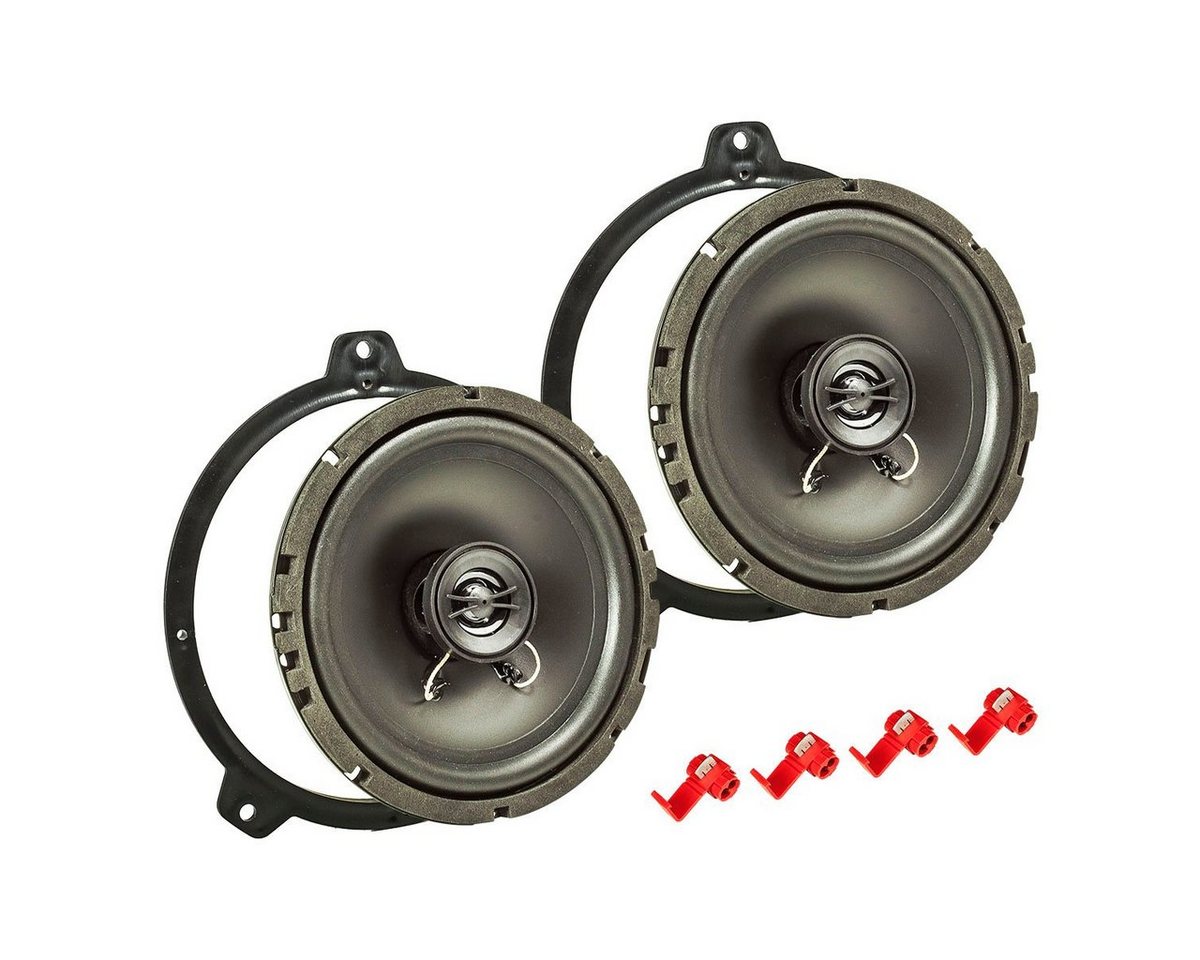 tomzz Audio TA16.5-Pro Lautsprecherset passt für BMW 3er E46 165mm Koaxial System Auto-Lautsprecher von tomzz Audio