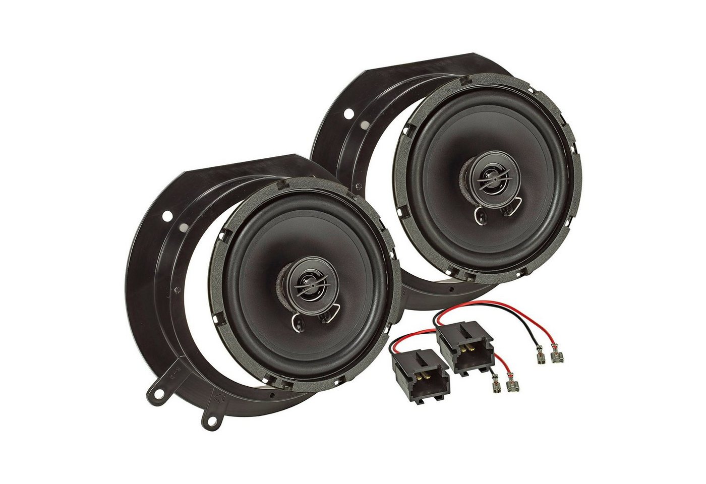 tomzz Audio TA16.5-Pro Lautsprecherset passt für Peugeot Expert Citroen Jumpy Fiat Auto-Lautsprecher von tomzz Audio