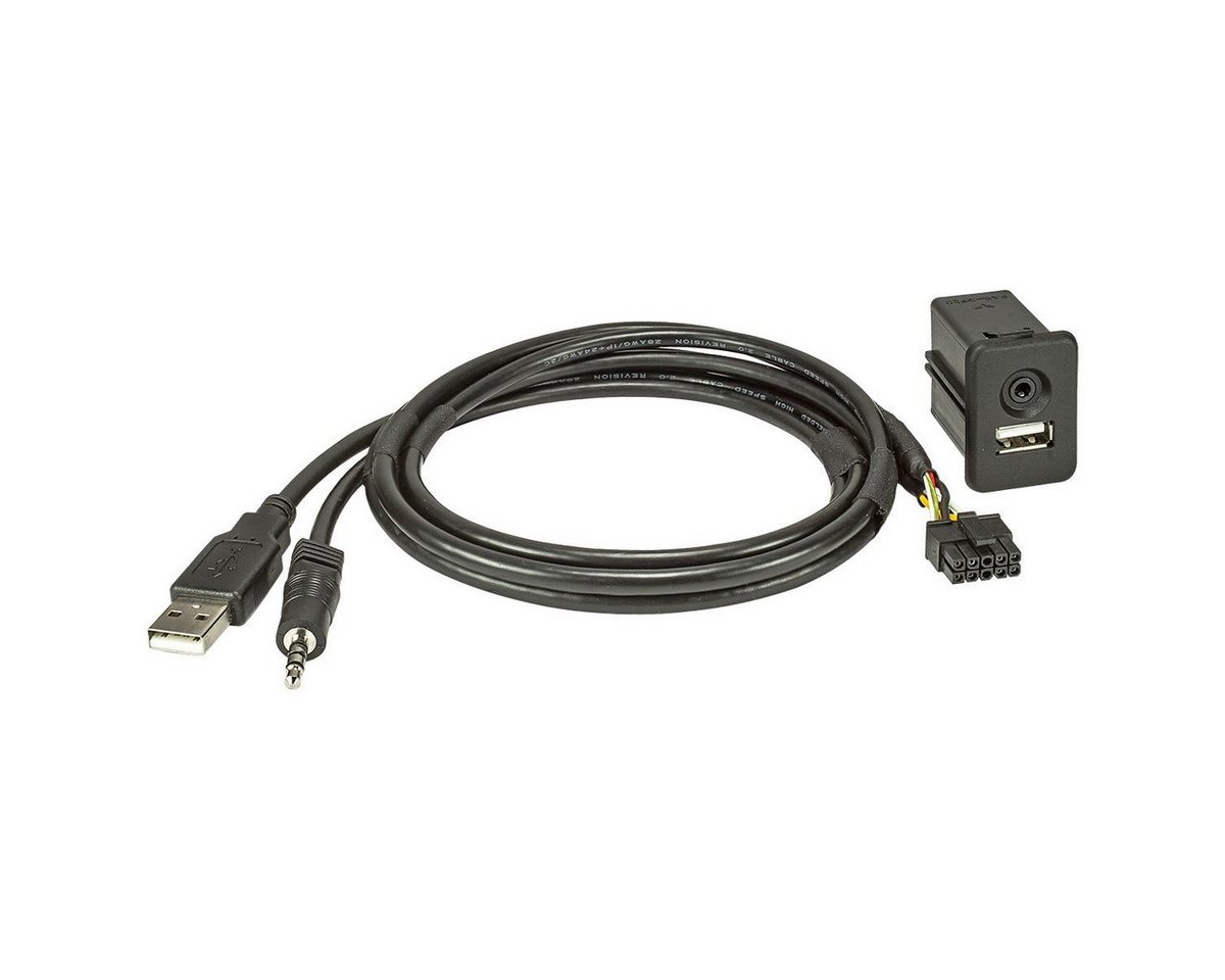 tomzz Audio USB+AUX Replacement Austausch Adapter passt für Opel Fahrzeuge mit 3,5 KFZ Adapter von tomzz Audio