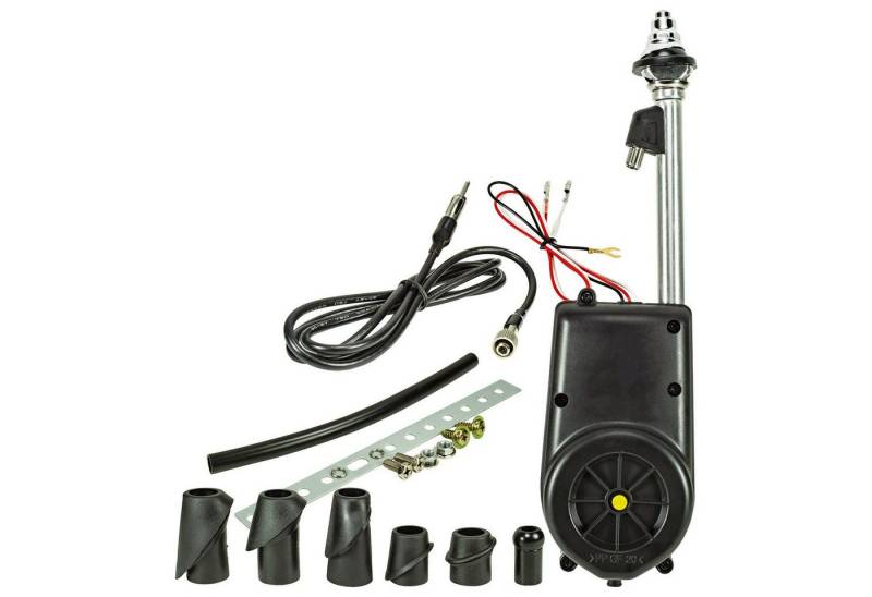 tomzz Audio Universal Motorantenne FM AM Anschluss DIN Stecker (M) verchromte Tele Autoradio-Ersatzantennenstab von tomzz Audio