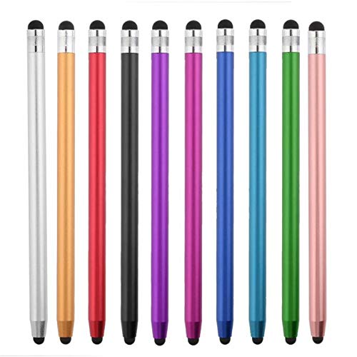 Multi-Color Kugelschreiber, Stylus, Doppelstylus, kapazitiver Pinsel, Touchscreen-Pinsel, geeignet für Ipad Handy, Smart Phone, Tablet Computer (Fuchsia) von tonguk