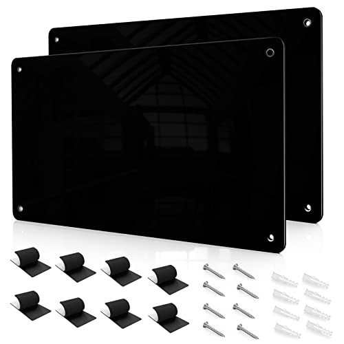 2 PACK 43.5 x 30 cm Schwarzes Metall Magnettafel - Magnetwand zum Anzeigen von Magnetbuchstaben, Zahlen, Tieren, Gedichten, Gewürzdosen, Notizen, Fotos, geeignet für küche, Kabine, Schrank 2 PACK 43.5 x 30 cm Schwarzes Metall Magnettafel - Magnetwand zum Anzeigen von Magnetbuchstaben, Zahlen, Tieren, Gedichten, Gewürzdosen, Notizen, Fotos, geeignet für küche, Kabine, Schrank von tonhui