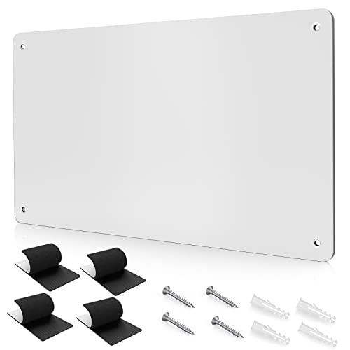 43.5 x 30 cm Weiß Metall Magnettafel - Magnetwand zum Anzeigen von Magnetbuchstaben, Zahlen, Tieren, Gedichten, Gewürzdosen, Notizen, Fotos, geeignet für küche, Kabine, Schrank 43.5 x 30 cm Weiß Metall Magnettafel - Magnetwand zum Anzeigen von Magnetbuchstaben, Zahlen, Tieren, Gedichten, Gewürzdosen, Notizen, Fotos, geeignet für küche, Kabine, Schrank von tonhui