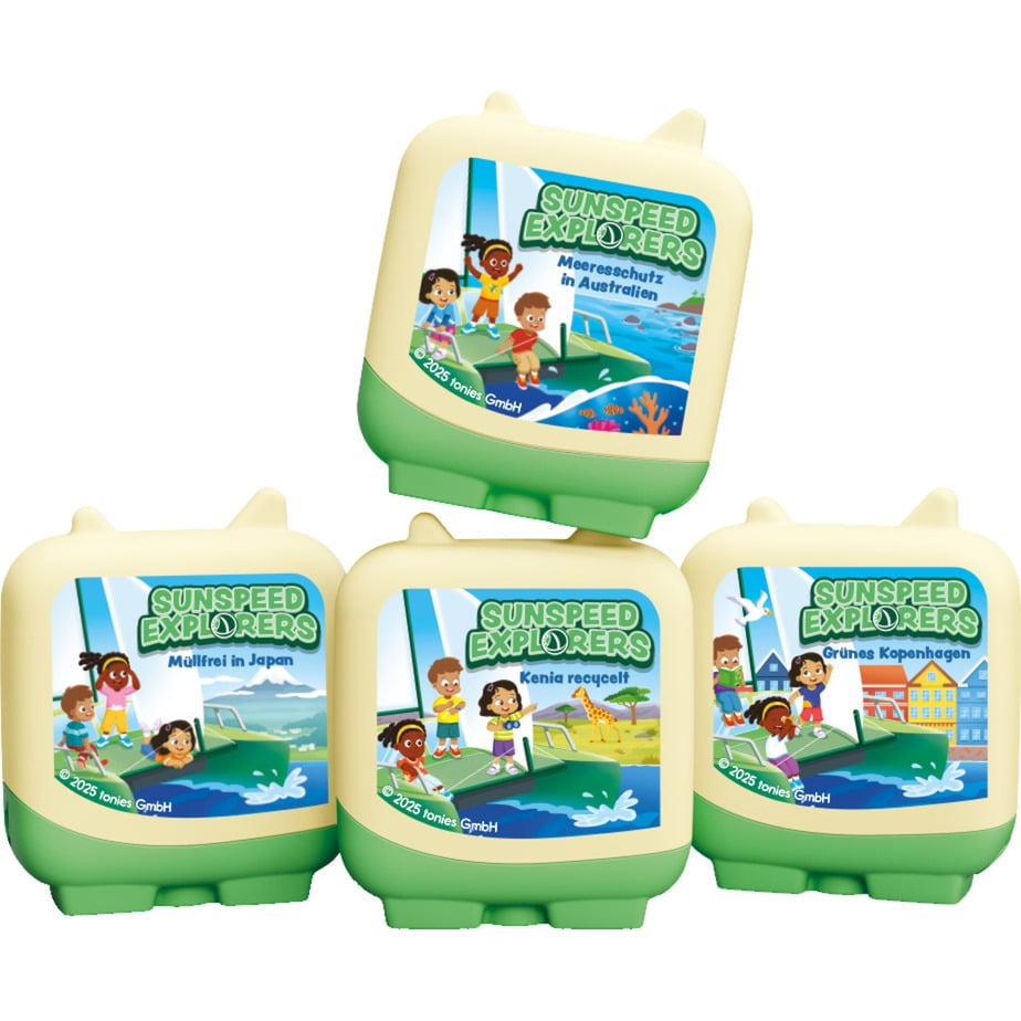 Clever Tonies The Sunspeed Explorers - Set, Spielfigur Clever Tonies The Sunspeed Explorers - Set, Spielfigur von tonies