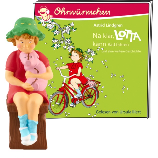 Lotta - Na klar, Lotta kann Radfahren / Lotta zieht um, Spielfigur von tonies