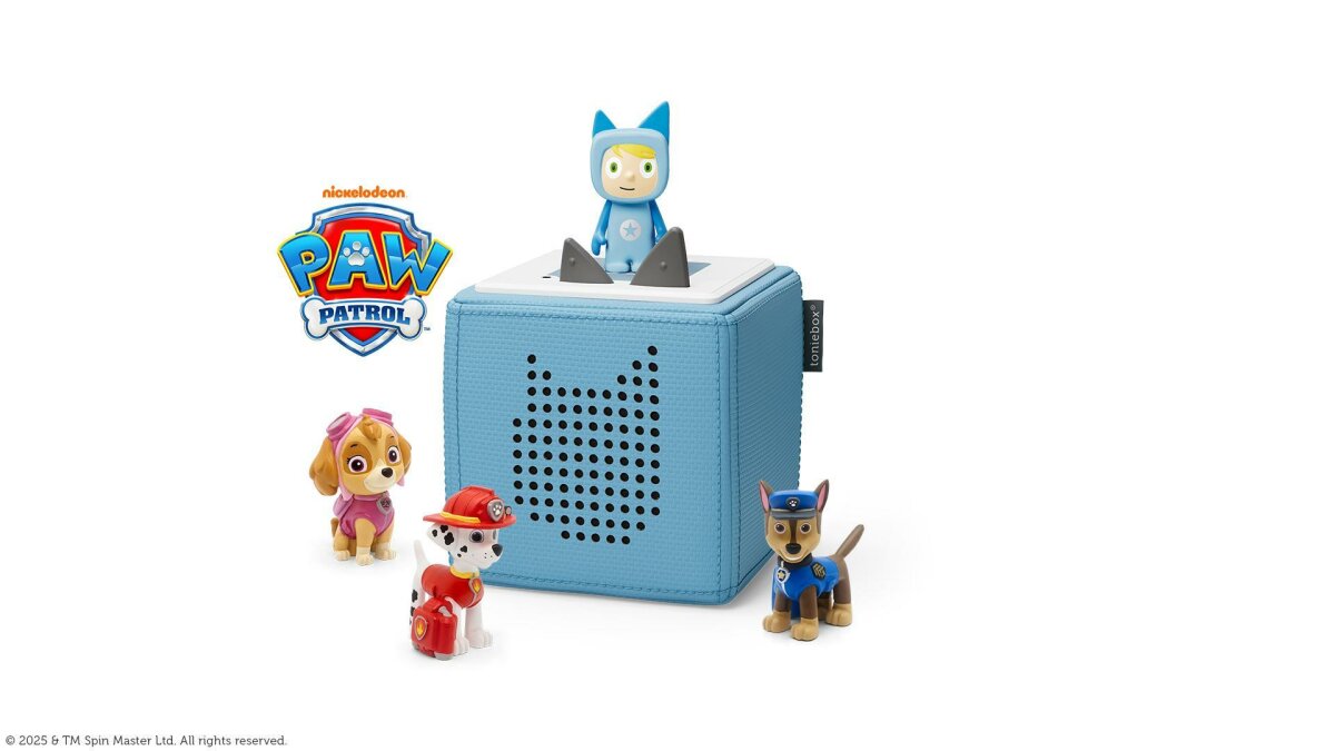 tonies Starterset hellblau Extrapack PAW Patrol 3 toniebox (Hörspiel, ab 3 Jahren) von tonies