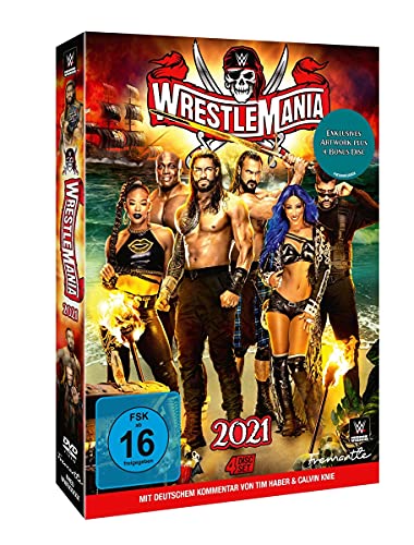 WWE - WrestleMania 37 - LTD Bonus 4th Disc Edition [4 DVDs] von tonpool Medien GmbH