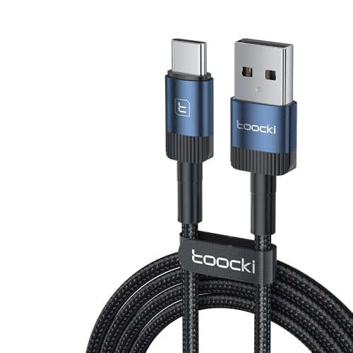toocki - USB A auf USB C Kabel 3A Kabel Länge 2M Typ A auf Typ C Schnellladekabel Ladekabel für iPhone 15 Plus Pro Max MacBook Pro iPad Galaxy S24 Plus Ultra S23 toocki - USB A auf USB C Kabel 3A Kabel Länge 2M Typ A auf Typ C Schnellladekabel Ladekabel für iPhone 15 Plus Pro Max MacBook Pro iPad Galaxy S24 Plus Ultra S23 von toocki