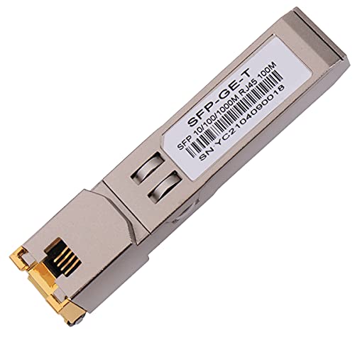 1000BASE-T Gigabit SFP auf RJ45 Kupfer Ethernet Modular Transceiver für Cisco,Meraki,Ubiquiti,D/TP Link,Supermicro,Netgear,Broadcom, 1.25G SFP-T CAT5E/CAT6 bis zu 100m Mikrotik S-RJ01 1000BASE-T Gigabit SFP auf RJ45 Kupfer Ethernet Modular Transceiver für Cisco,Meraki,Ubiquiti,D/TP Link,Supermicro,Netgear,Broadcom, 1.25G SFP-T CAT5E/CAT6 bis zu 100m Mikrotik S-RJ01 von toolco