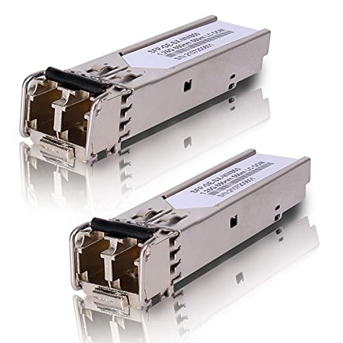 2 Stück 1,25G 850nm Multimode SFP LC Transceiver Glasfasermodul 550 Meter 1000Base-SX LC MMF für Cisco GLC-SX-MMD/SX-MM/SFP-GE-S,Fortinet,Ubiquiti UniFi UF-MM-1G,Mikrotik,Meraki MA-SFP-1GB-SX von toolco